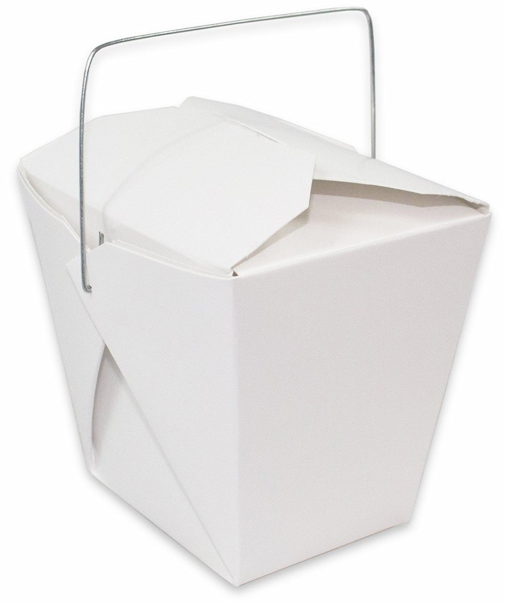 Chinese Takeout Box With Handle
