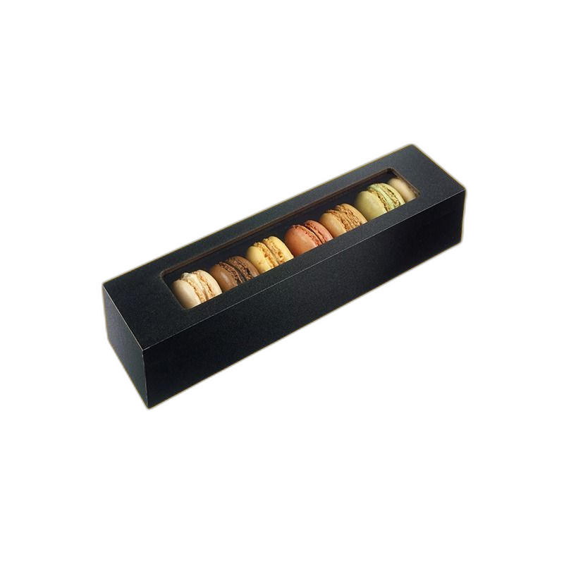Black Bakery Boxes with Window