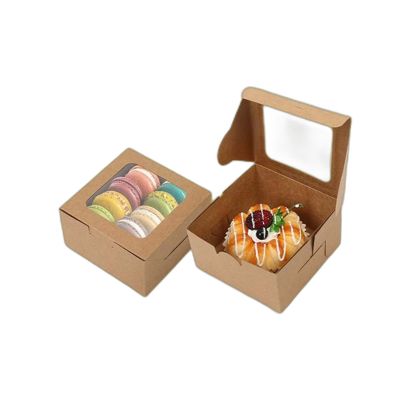 Brown Bakery Boxes with Window