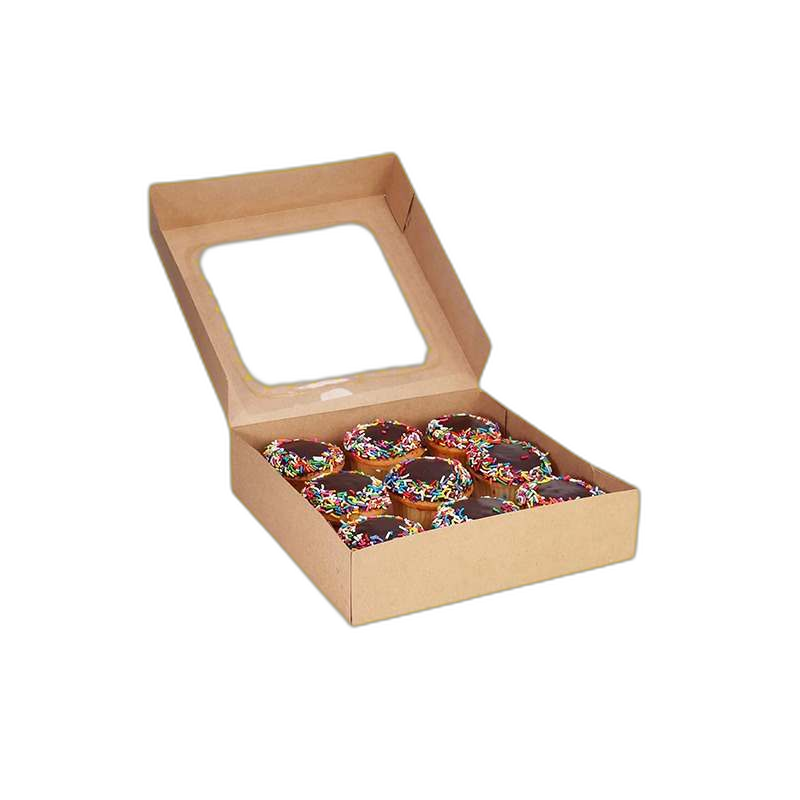 Brown Bakery Boxes with Window