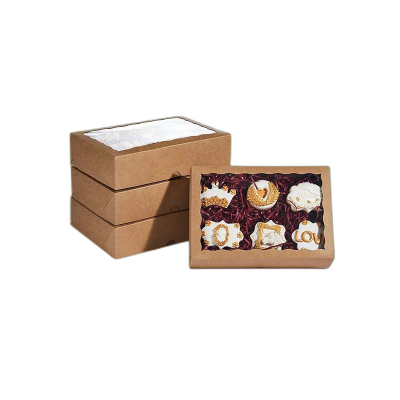 Brown Bakery Boxes with Window