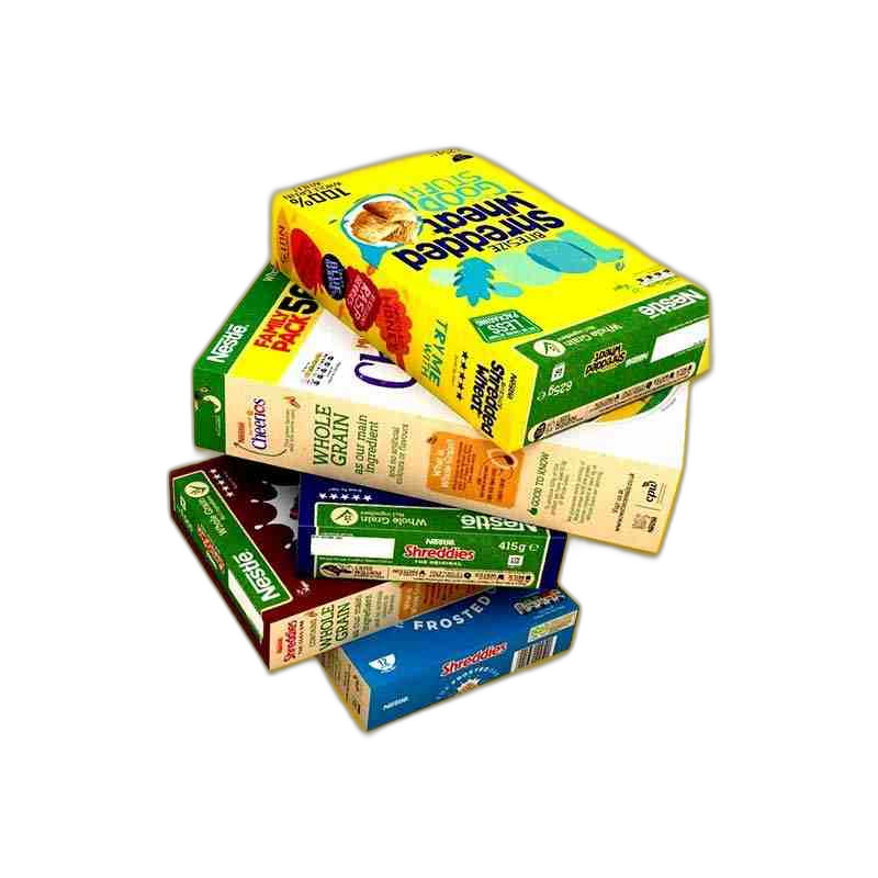 Cardboard Cereal Boxes