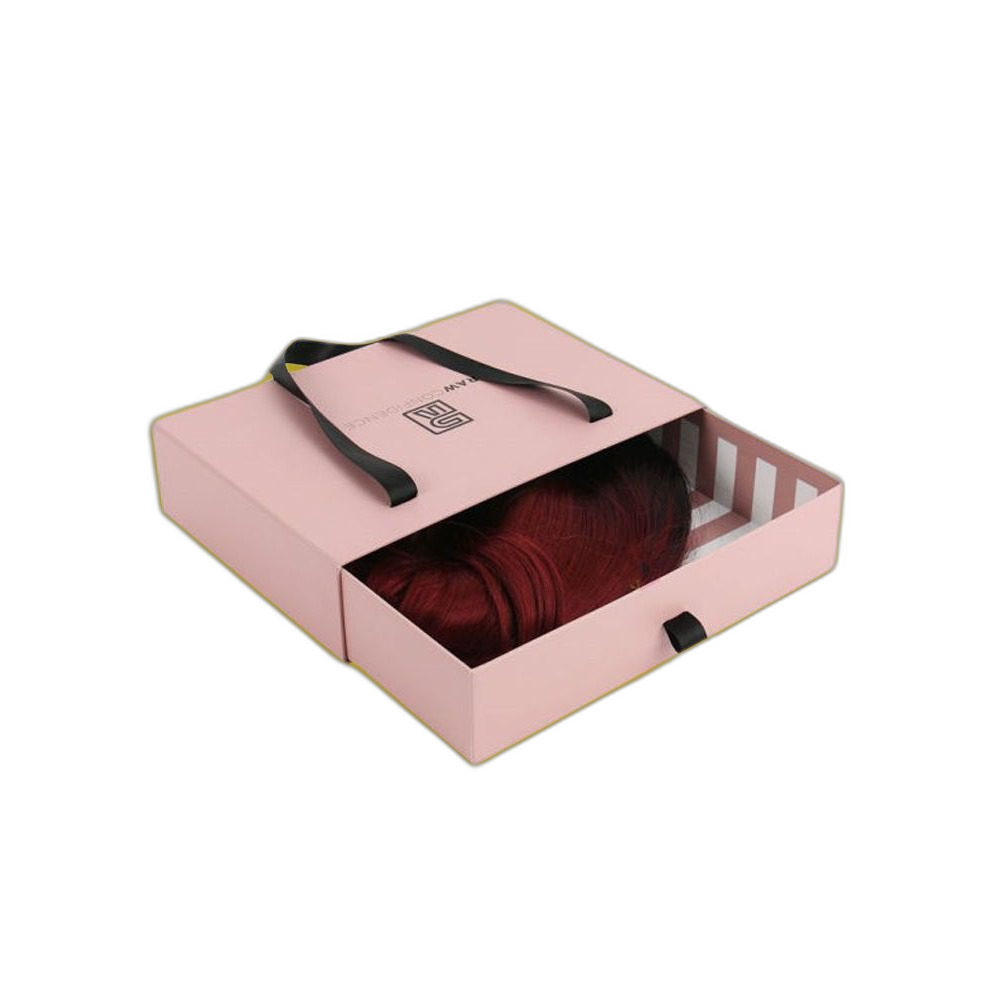 Custom Design Sleeve & Tray Hair Extension Boxes