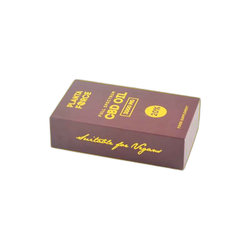 Custom Gold Foiled CBD Boxes