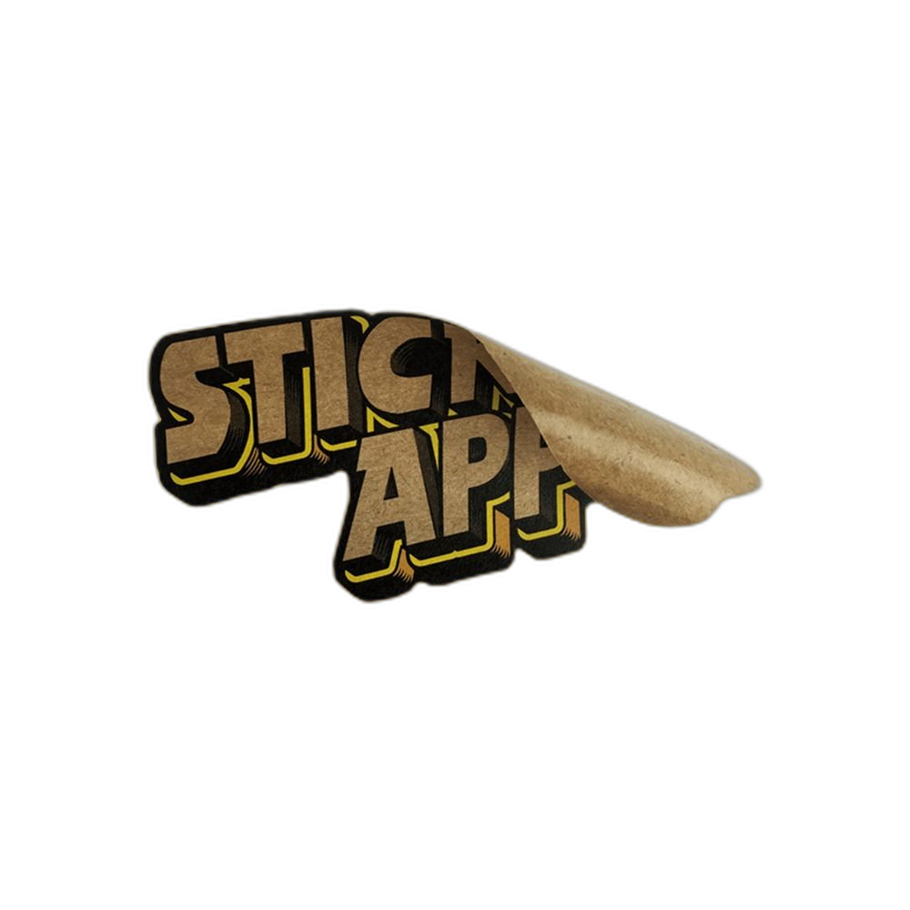 Custom Kraft Stickers