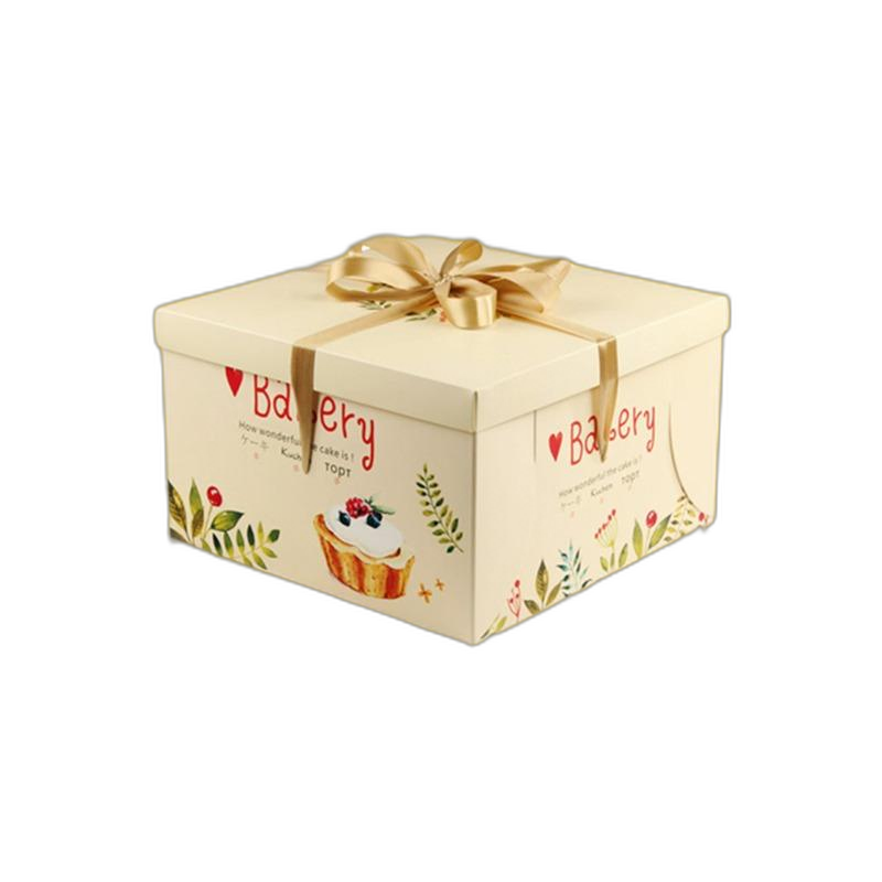 Custom Lid And Tray Cake Box