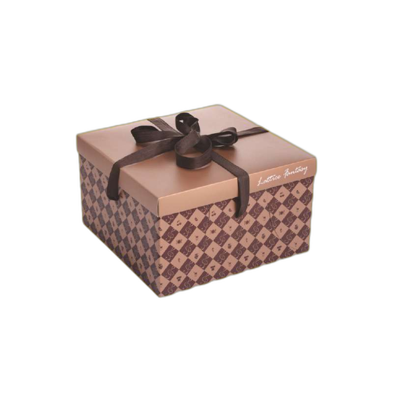 Custom Lid And Tray Cake Box