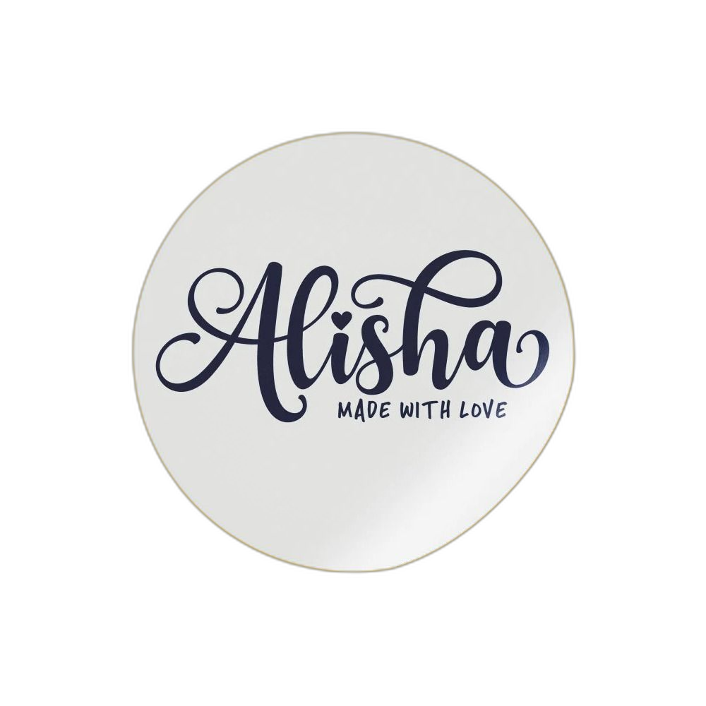Custom Made Name Stickers