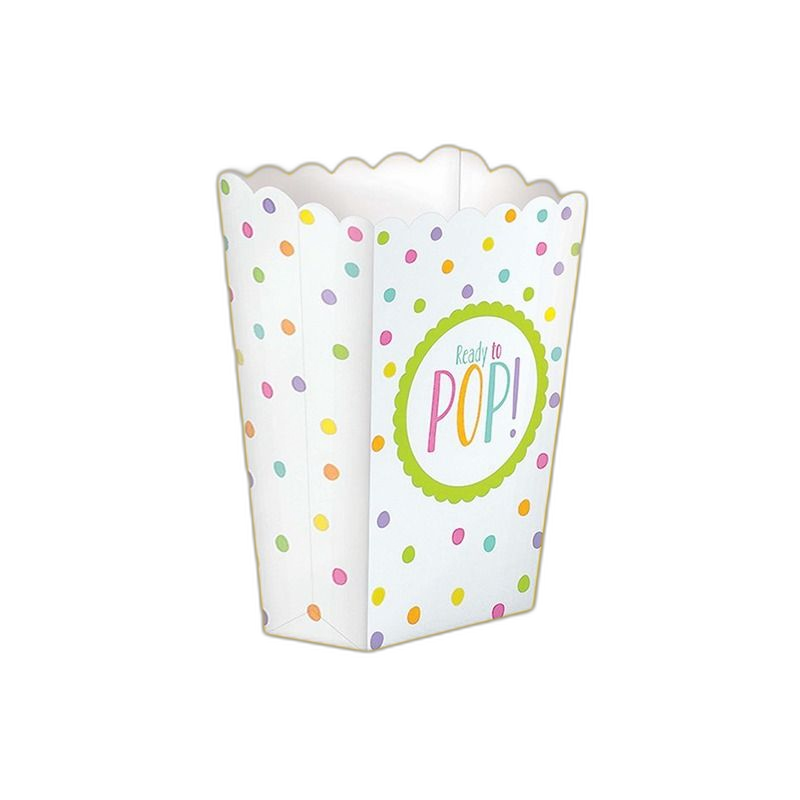 Custom Popcorn Multicolor Boxes