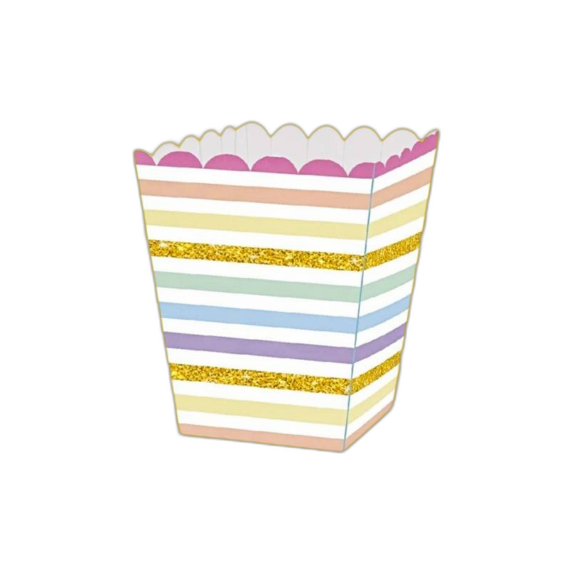 Custom Popcorn Multicolor Boxes
