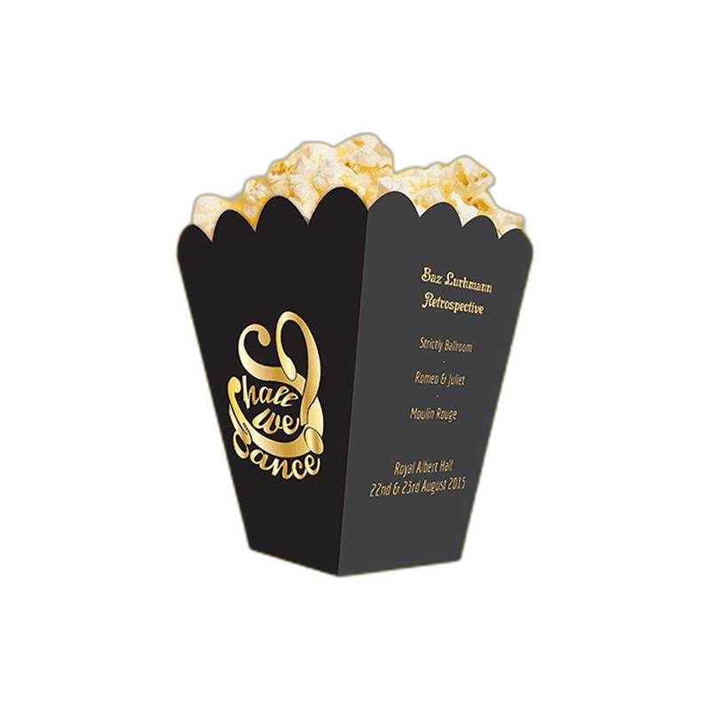 Custom Printed Matte Finish Popcorn Boxes