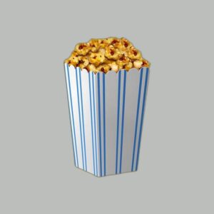 Custom Shaped Inside Outside Printed Popcorn Boxes