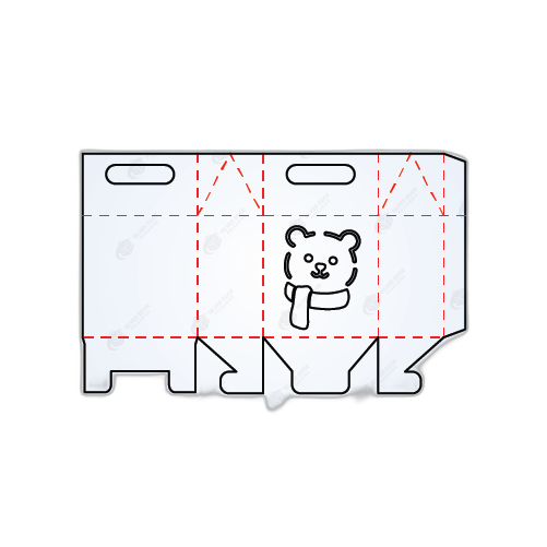 Custom Snap Lock Gable Box Template