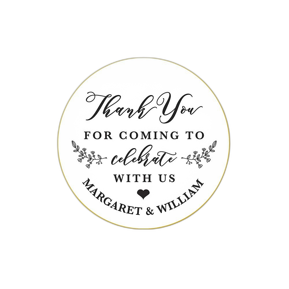 Custom Thank You Stickers