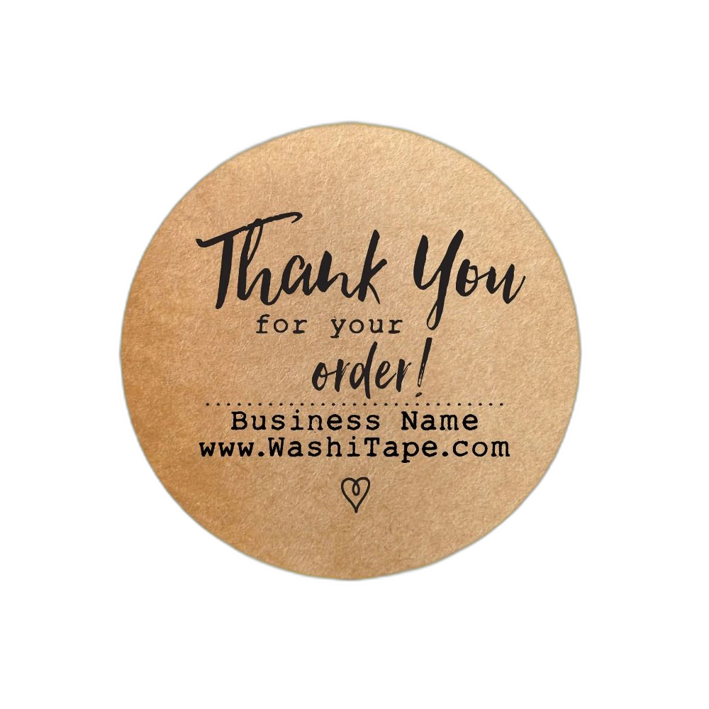 Custom Thank You Stickers