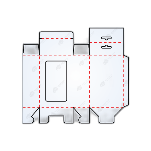 Custom Tuck Top Snap Lock Box Template