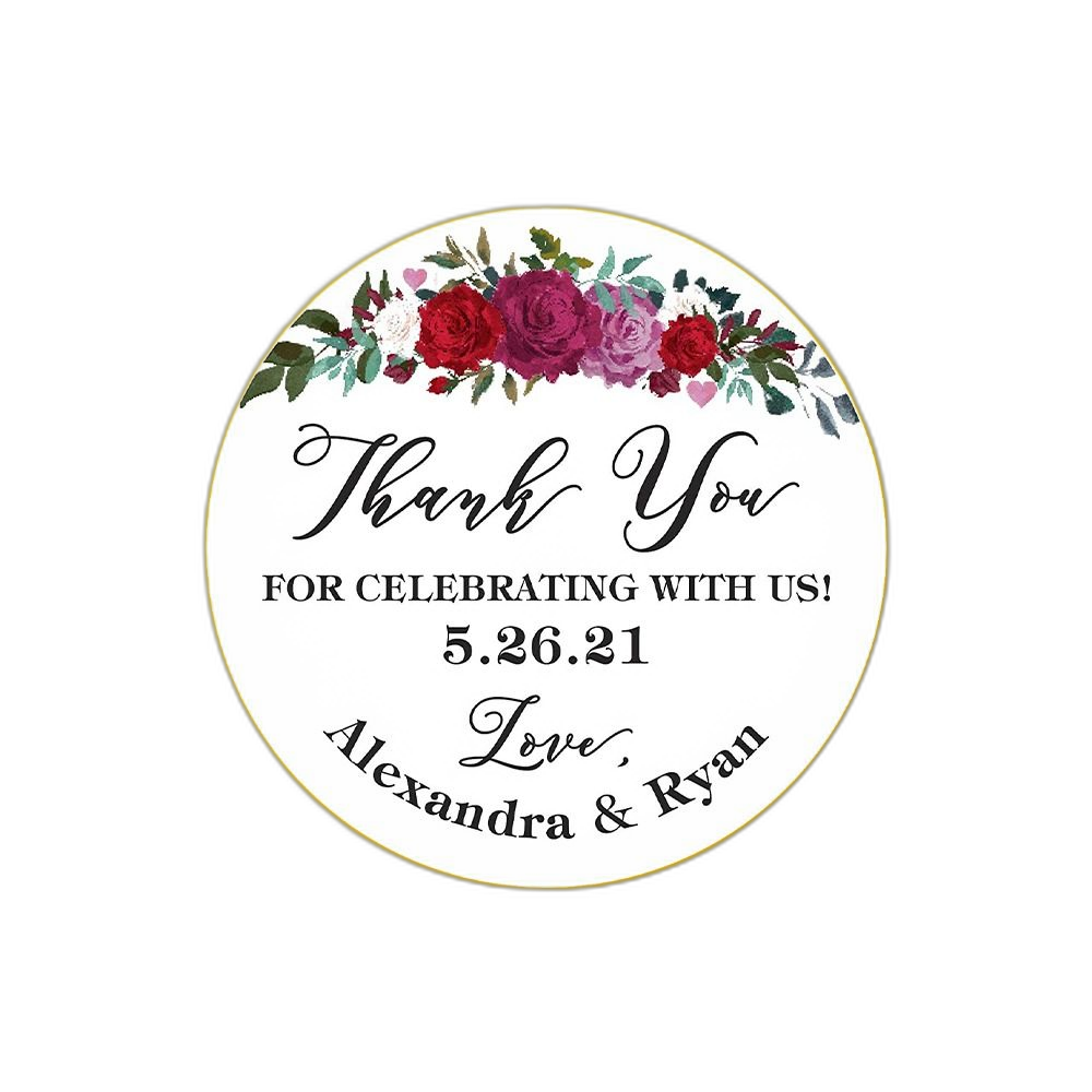 Custom Wedding Stickers
