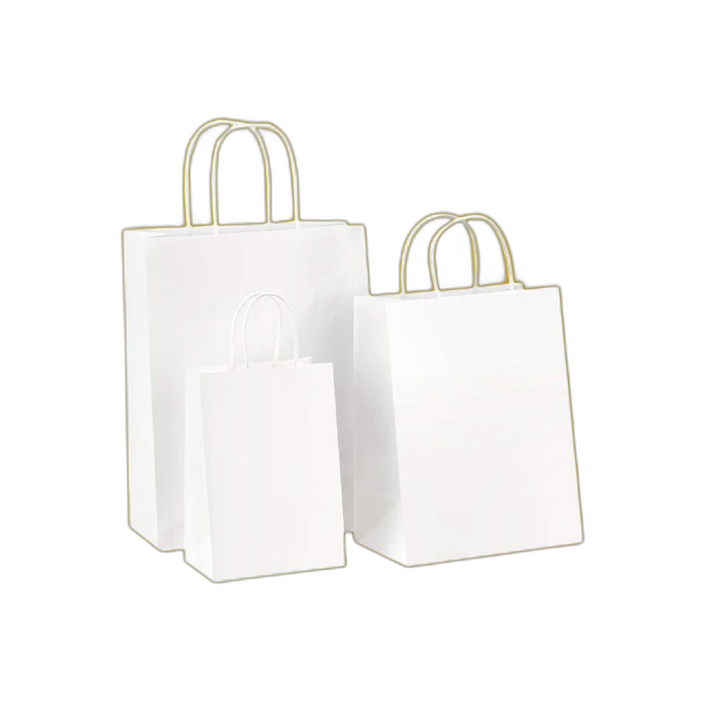 Custom White Kraft Bags
