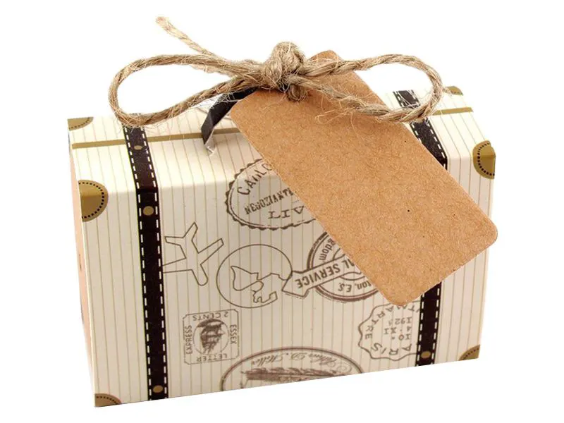 Suitcase Box With Handle