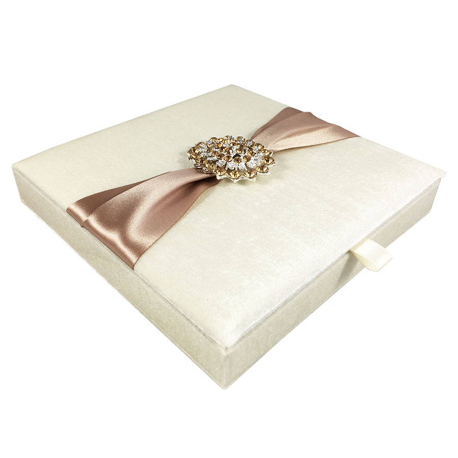 White Invitation Box