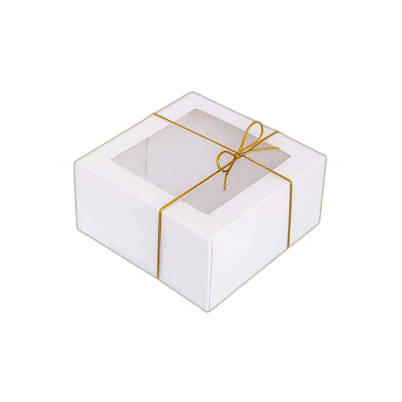 White Bakery Boxes with Window