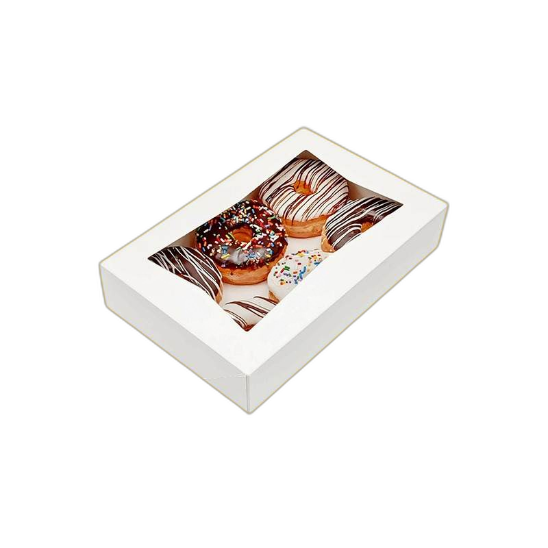 White Bakery Boxes with Window