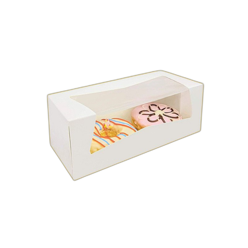 White Bakery Boxes with Window