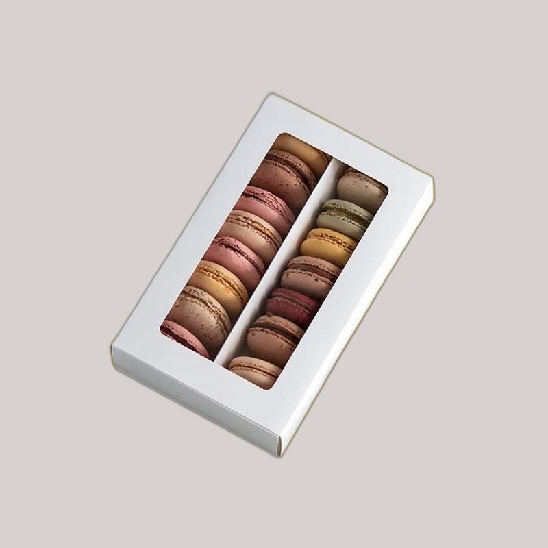 White Macaron Box