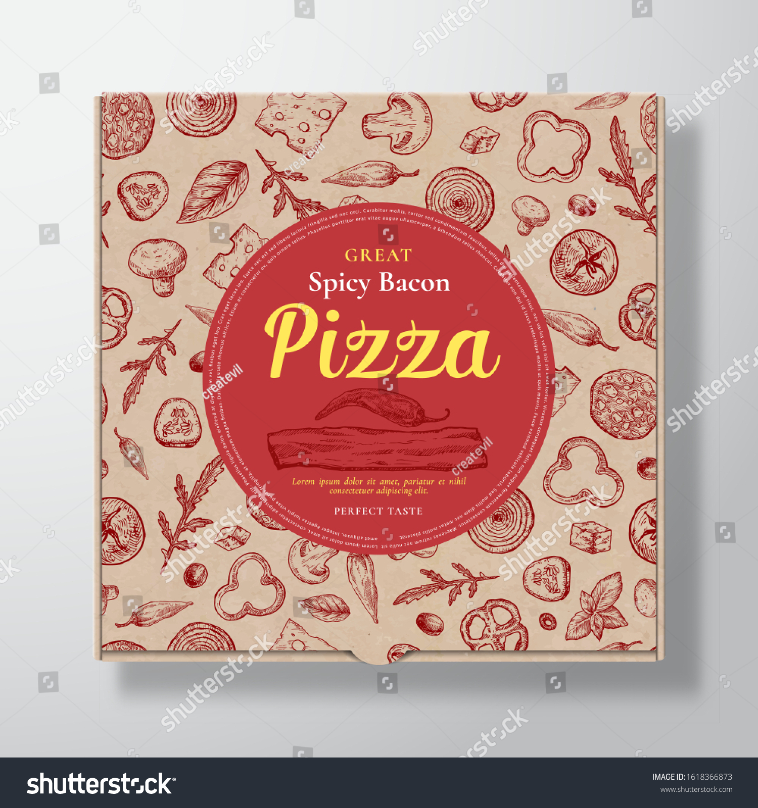Branded Pizza Box