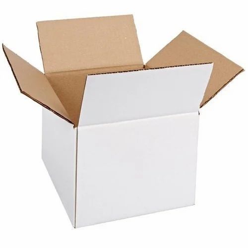 White Corrugated Box